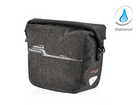 Waterproof clip-on handlebar bag for weekend bike outings & commuting to work or school.