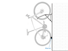 Bike Wall Mount–Ultra-space saving design
