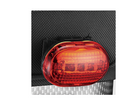 Bicycle bag with taillight hanger.