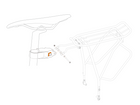 Rear Carrier Mount Adaptor install diagram