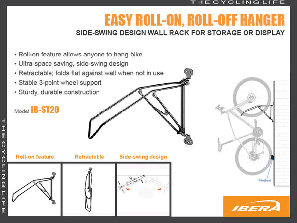 ROLL-ON BICYCLE WALL HANGER – New Product Release