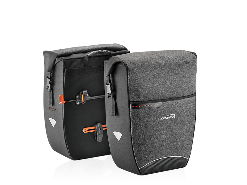 Amazon.com: Ibera Panniers Bike Bags 30L (Pair) - Waterproof