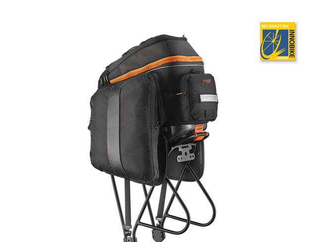 Ibera Quick-Release Bike Trunk Bag - 9.5L, Water-Resistant, For Rear Racks