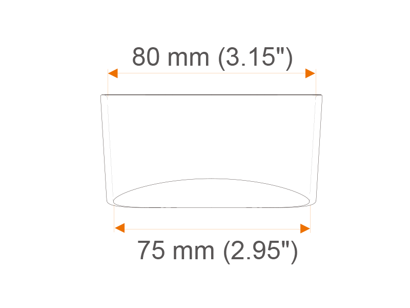 CupClamp Cup Holder size compatibility diagram