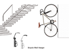 Bicycle Wall Hanger in action image